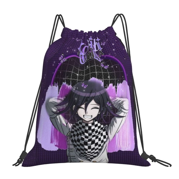 Danganronpa Kokichi Oma Drawstring Backpack Sport Gym Bag For Yoga Swimming Gymsack Sport Strap Pack Bag