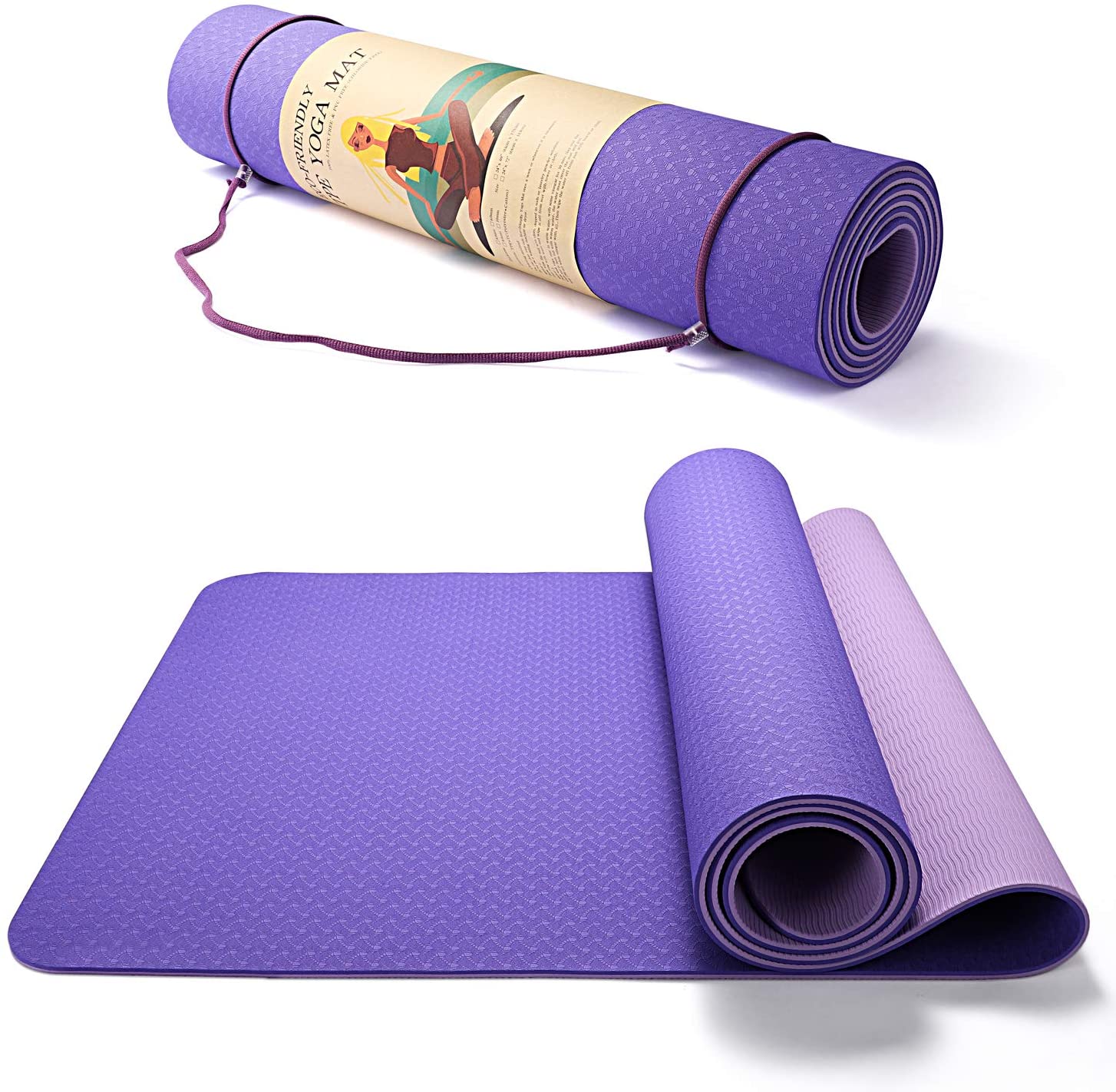 Ecofriendly Yoga Mat- Purple