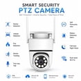 thumbnail image 2 of Outdoor Security Camera, 3MP Wi-Fi 6 Pan-Tilt, IP65 Weatherproof, 20m IR Night Vision & 2-Way Audio, 2 of 11