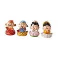 thumbnail image 4 of 4 mini estatuas de Cai Shen, figuras coleccionables, Feng Shui, para sala de estar, cumpleaños, Feng Shui, artesanías decorativas, adornos pequeños de, 4 of 5