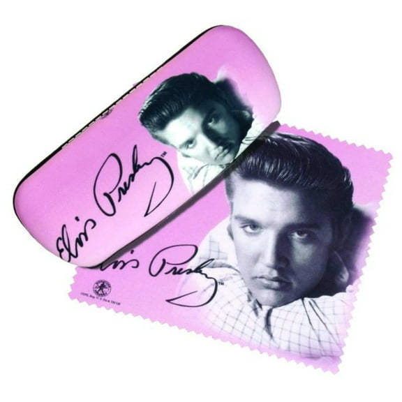 Spoontiques Elvis Presley Eyeglass Glasses Case & Lens Cloth