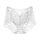 thumbnail image 4 of Gibobby Pantaletas mujer Bragas sexis de encaje para mujer, tangas de G, lencería para mujer, Bikini, ropa interior breve, bragas para mujer(Blanco,XL), 4 of 5