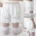 thumbnail image 4 of Women's Vintage Lace Shorts - Ruffled Bloomers Underwear - Retro Security Pants, 4 of 19
