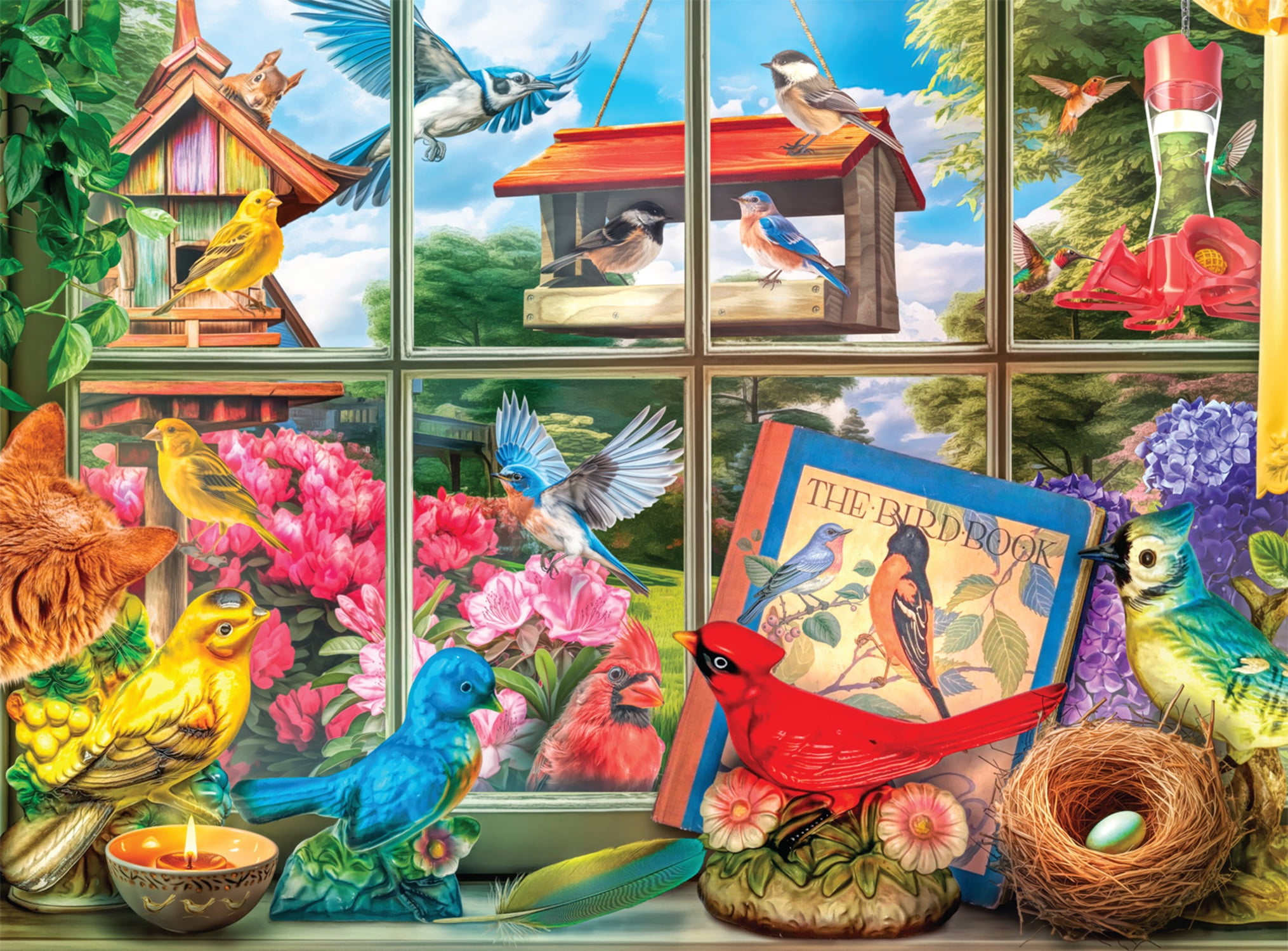 Buffalo Games 1000-Piece Birdwatching Fun Interlocking Jigsaw Puzzle for Adults Ages 14+