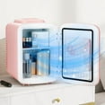 thumbnail image 2 of Simple Deluxe Mini Fridge, 4L/6 Can Portable Cooler & Warmer Freon-Free for Skincare, Beverage, Food, Cosmetics, AC/DC, 2 of 10