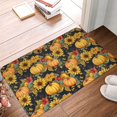 thumbnail image 4 of Honeii Pumpkins And Sunflowers3 Pattern Door Mat, Welcome Door Mats Outdoor Indoor, Stain and Fade Resistant, Non-Slip Entry Matfor Bedroom, Bathroom, Kitchen, 4 of 7