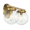 thumbnail image 5 of Trade Winds Linda 2-Light Bathroom Vanity Light in Natural Brass, 5 of 5