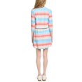 thumbnail image 2 of IBKUL womens  3/4-Sleeve Drawstring Dress, XL, Pink, 2 of 4