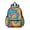 Red and Yellow, variant on Pink and Blue Tie Dye Pattern Backpack for School, Cute School Bag with Adjustable Shoulder Straps and Padded Back, 13.4"x11"x4.7"
