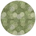 thumbnail image 2 of Addison Rugs Chantille Indoor/Outdoor Transitional Circles Olive Washable Round Rug, 8' x 8', 2 of 6