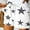 White, variant on QUNYINEY Shorts for Women Casual Star Elastic Waist Bermuda Loose with Pockets Summer Drawstring Shorts