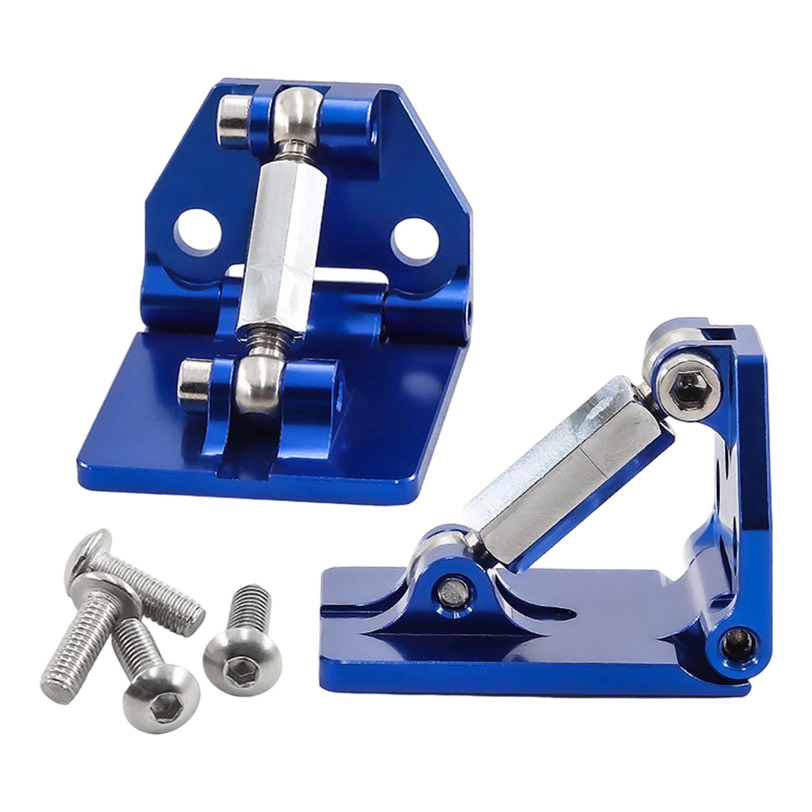 2 Pieces Adjustable Trim Tabs Catamaran Hull Balance Aluminum Alloy Blue Upgrade for 1/10 Spartan DCB M41 Boats