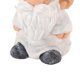 thumbnail image 3 of Garden Gnome Resin Structure Stable Bottom Retro Style Gnome Figurine for Patio Porch Decorations Pointed Head White, 3 of 5