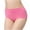 Hot Pink, variant on Bigersell Womens Cotton Panties Clearance Cheeky Underwear Women Bikini Panty Style P-667 Spandex Shaping Panties Lace Thongs Ladies Briefs High Waist Women's Bikini Panties Hot Pink L