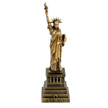 Souvenirs New York City Statue of Liberty Gifts Figurines for Alloy Vintage Table Ornament 15cm