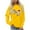 Yellow, variant on Blackish Green gap hoodie women Women's Casual Long Sleeve Crewneck Sweatshirt Soft Comfy Loose Fit Pullover Top For Everyday Wear Blackfall sweatshirt