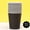 Black, variant on TXYRDXK 10 Pieces 9 Ounce Disposable Paper Cups Rainbow Party Cups Drinking Cups for Party, DIY and Holiday