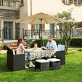 thumbnail image 3 of Songmics – Parasol de jardin de 7 pieds, Bleu, 3 of 7