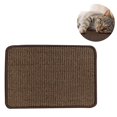 thumbnail image 2 of Alfombrilla para rascar gatos, almohadilla para rascar de sisal natural, alfombra antideslizante para rascar gatos, alfombra para dormir para garras de gato y protección de muebles, estilo 2, 2 of 5