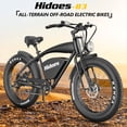 thumbnail image 6 of Hidoes Adults Electric Bike 1200W Mountain E-bike with 26" Fat Tire, Shimano 7 Speeds Commute Ebike for Men Women up to 37mph & 38miles, 265lbs Capacity, 6 of 12