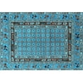 thumbnail image 1 of Ahgly Company Indoor Rectangle Oriental Light Blue Industrial Area Rugs, 7' x 9', 1 of 4