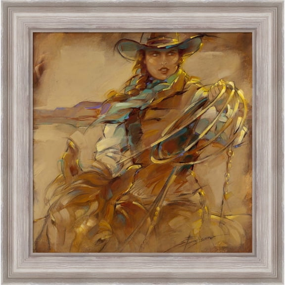 Great Art Now Lacey by Susan Edison, Framed Wall Art, 19.75W x 20H