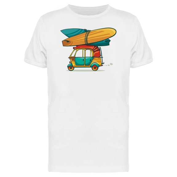 Auto Rickshaw Surfboards Tee Men's -Image by Shutterstock