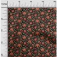 thumbnail image 2 of oneOone Cotton Silk Black Fabric Asian Suzani Quilting Supplies Print Sewing Fabric By The Yard 42 Inch Wide, 2 of 5