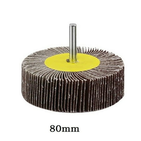 

20-80mm 80 Grit Sanding Flap Wheel Disc Abrasive Grinding Wheel Polishing Tool