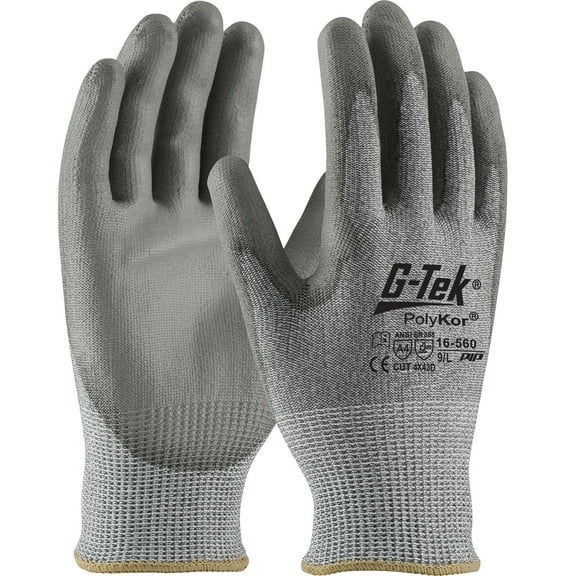 G-Tek Polykor Gloves, XXL, 12 pairs