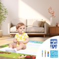 thumbnail image 1 of Feltree Childrens Water Canvas Writing Water Drawing Pad Repeatedly Doodles Color Drawing Board, 1 of 8