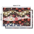 thumbnail image 5 of Pioneer Flower Floral Print Pattern Summer Placemats Table Placemats Set Of 6-Linen Kitchen Washable Placemats Table Mats 12x18 Inch Non-Slip Heat Resistant, 5 of 5