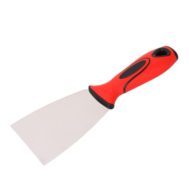Spackle Tool, Non Slip 3 Inch PP TPR Handle Putty Scraper Anti Rusty for Gypsum Scraping