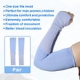 thumbnail image 4 of Vocoste 1 Pair Cooling Arm Sleeves for Women Sports Arm Sleeve Sun Protection Blue Purple, 4 of 7