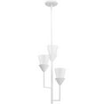thumbnail image 3 of Progress Lighting Pinellas 3-Light Pendant, Steel, Whiteplaster, Opal Glass Shades, 3 of 11