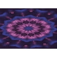 thumbnail image 1 of Ahgly Company Indoor Rectangle Patterned Dark Purple Area Rugs, 7' x 10', 1 of 6