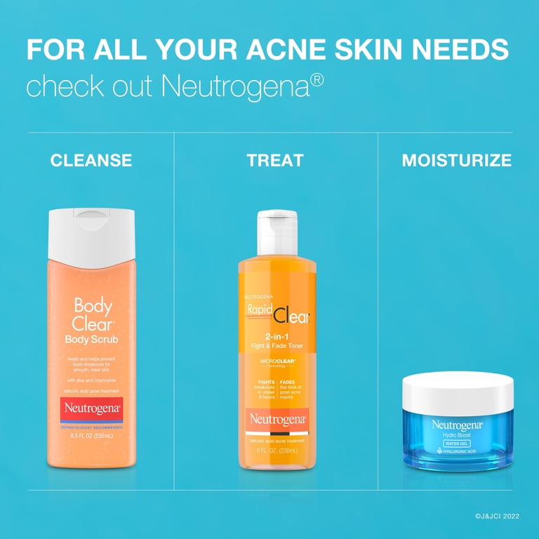 Neutrogena Body Clear Acne Body Scrub, 8.5 fl oz photo 7