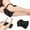 Black, variant on Knee Pillow for Side Sleepers, Memory Foam Leg Elevation Pillow, Ergonomic Knee Cushion for Bed Sleeping, Hip and Sciatica Pain Relief, Black