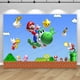 thumbnail image 3 of Fondo para fotografía de fiesta de cumpleaños de Super Mario, Luigi, Boys Bros, fondo para baby shower, pancarta de pared, póster, pancarta decorativa, 3 of 5