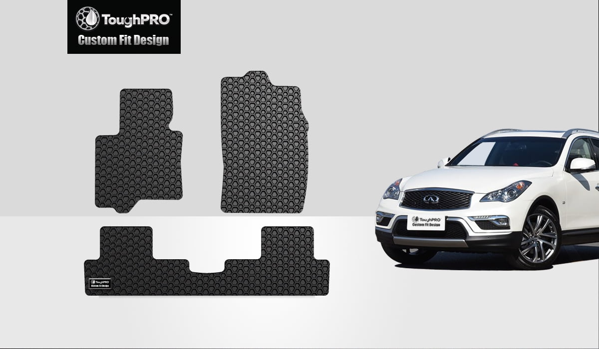 ToughPRO 1st & 2nd Row Mats Compatible with INFINITI QX50 All Weather Heavy Duty (Made in
