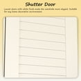 thumbnail image 4 of MONSLIPA Bedroom Armoire Wardrobes, Modern Wardrobe, 4 Door, 5 Drawers, Hanging Rod, 4 of 7