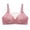 Pink, variant on Mgmyaa Bras for Women Embroidered Glossy Comfort Breathable Bra Underwear No Rims