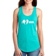 thumbnail image 1 of I Heart Mom Pregnant Woman Racerback Tank Women -Image by Shutterstock, Female XX-Large, 1 of 4