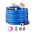 thumbnail image 1 of VEVOR 25ft Heated Water Hose for RV, Heated Drinking Water Hose Antifreeze to -45°F, Automatic Self-regulating, 5/8" I.D. with 3/4" GHT Adapter, Lead and BPA Free, 1 of 9