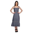 thumbnail image 1 of Moomaya Robe Longue Maxi Décontractée pour Femmes en Coton Imprimé à Bretelles Réglables, 1 of 6