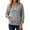 Gray, variant on Womens Jackets Winter Ribbed Brushed Long Sleeve Zipper Knit Jacket Lounge Outwear with Pockets Plus Size Womens Clothing Gray XXXL