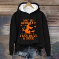 thumbnail image 2 of Certgust Hoodies for Women Under $10 Womens Why Yes Actually I Can Drive A Stick Print Hoodie Long Sleeve Sweatshirt, 2 of 4