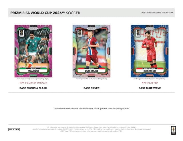 2026 Panini Prizm FIFA World Cup Soccer Hobby Mega Box Cards