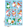 thumbnail image 2 of Christmas Snowflake Window Clings, Merry Christmas Window Clings for Party Decorations, 2 of 5