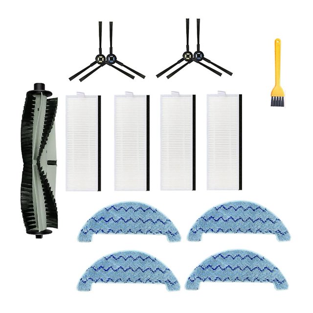 Reemplazo de robots de barrido Paño de fregona con filtro Hepa, cepillo lateral principal para Ilife A7/a9s/x785/x750/x800